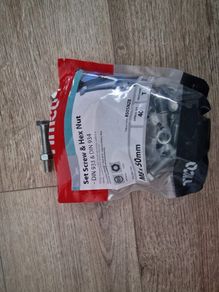 Hex Head Bolt & Nut M8 x 50mm Pack of 40