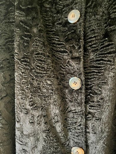 Per Una Marks & Spencer Long Velvety Sherpa Style Long Ladies Coat. In Very Good Condition. Made In Italy. Dark brown. Size Medium