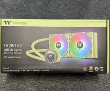 Thermaltake TH280 V2 ARGB Sync CPU Liquid Cooler Matcha Green Edition All-In-One