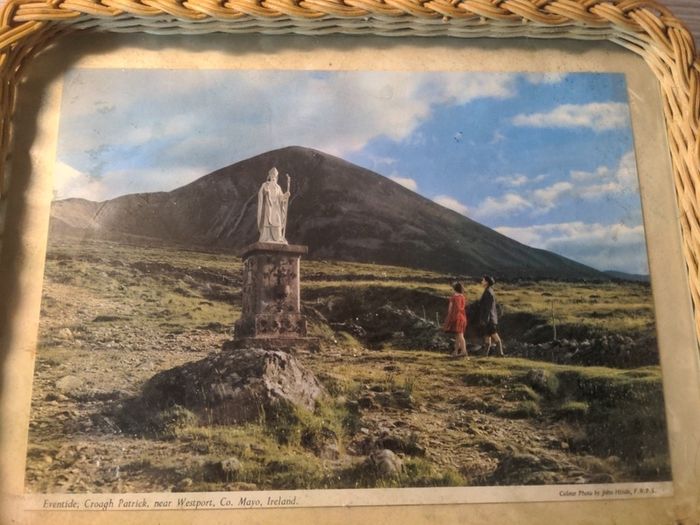 Small Tray with a Print of Croagh Patrick on it