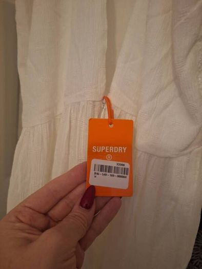Fabulous white Superdry jumpsuit