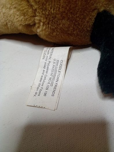 Vintage Singing Dog Plush Cuddletown Friends Plays Celebration Kool and the Gang