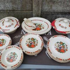 1970s Carrigdhoun Pottery Dinner Set