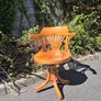 Mid Century Beech Revolving Desk Chair Image 2