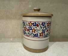 Nicholas Mosse Cookie Jar Wildflower Pattern but retired design