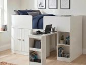 Orlando Study Bunk White