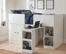 Orlando Study Bunk White