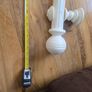CHUNKY cream curtin pole Image 3