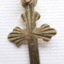 9K Yellow Gold 375 small Cross Crucifix Charm Necklace Pendant 0,17g Image 3