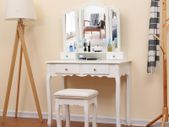 BRAND NEW Dressing Table Minimalism Bedroom Modern Vanity Makeup Dresser With Mirrored Furniture Coiffeuse Organizer