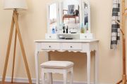 BRAND NEW Dressing Table Minimalism Bedroom Modern Vanity Makeup Dresser With Mirrored Furniture Coiffeuse Organizer
