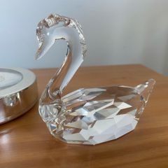 Swarovski Swan Crystal Figurine Paperweight