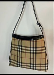 Authentic Burberry London Nova Check Shoulder Bag Vintage