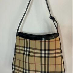Authentic Burberry London Nova Check Shoulder Bag Vintage