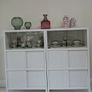 White Cabinet with Sliding Doors Image 3