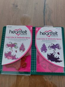 Heartfelt set- die and stamp- lush lilac