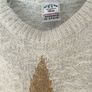 Charanga cream and gold metallic star knit jumper  Age 4-5 EUC Image 2