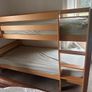 Bunk bed with attached slide and mattresses Image 10