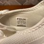 French Connection Ladies/Mens/Unisex FCUK White Canvas Cloud Trainers UK7 EUR41 Image 2