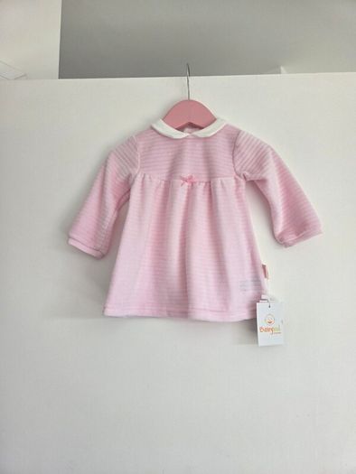 6m, Brand-New Babybol Pink Soft Baby Dress