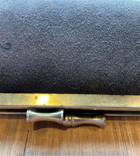 Vintage Suede Leather Clutch Bag
