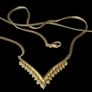 Vintage 18ct Yellow Gold Diamond Necklace Image 6