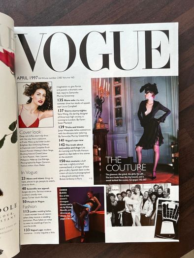 British Vogue Magazines 1997 Priced Individually