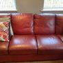 Leather corner couch Image 3