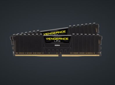 Vengeance Lpx 64gb (2 X 32gb) Ddr4 Dram Up To 3200mhz C16 Memory Kit - Black