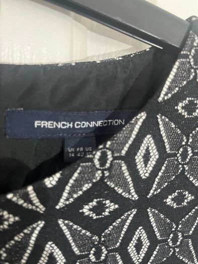 NEW French Connection Geometric Lace Top / Blouse - Size 12 / Size 14