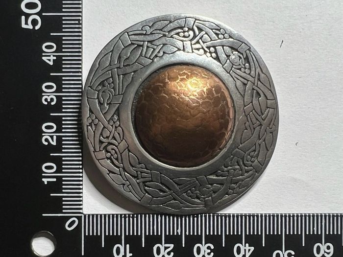 Celtic Brooch TREE OF LIFE Pewter Copper Traditionally Hand Crafted