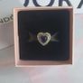Sparkling Blue Heart Charm Image 2
