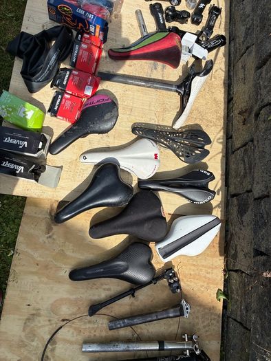 Job lot of bicycle parts