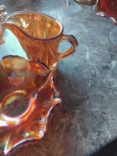 A Selection Of Vintage Carnival Glass