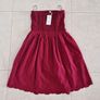 Next Cotton Bandeau Jersey Dress Dark Pink s. 10 Image 8