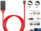 HDTV HDMI AV 2M cable TYPE C digital TV 4K USB lightning to HDMI TV Connector Samsung S8 S9 Nokia