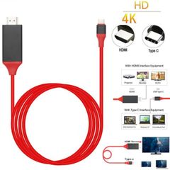 HDTV HDMI AV 2M cable TYPE C digital TV 4K USB lightning to HDMI TV Connector Samsung S8 S9 Nokia