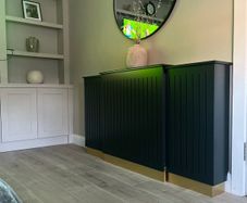 2x Laura James Iliana Extendable Radiator Cover in Charcoal Grey