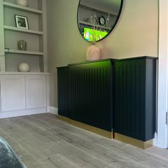 2x Laura James Iliana Extendable Radiator Cover in Charcoal Grey