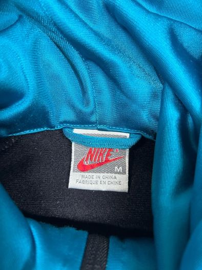 Vintage 80s Nike Hoodie Track Jacket Mens Medium