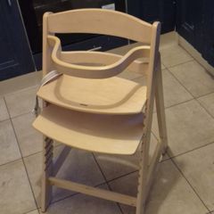 wooden highchair