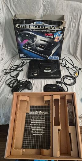Boxed Sega Mega Drive Model 1