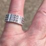 Stunning JWBR Sterling Silver Designer ring Image 2
