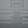 Tealight gift set, The White collection, Lime and clove tealights Gift Candles Image 3