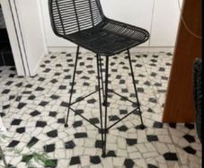 rattan high stools