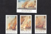 1992 Alderney Ships - The 300th Anniversary of the Battle at La Hogue Commemorative Stamp Mint Never Hinged (MNH)