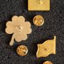 Irish badges, shamrock / tricolour. Image 2