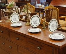 Set of 6 Limerick Wall Plates