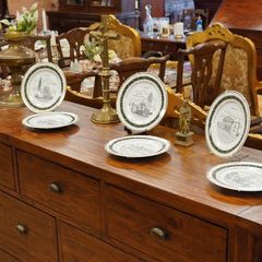 Set of 6 Limerick Wall Plates