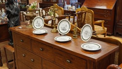 Set of 6 Limerick Wall Plates